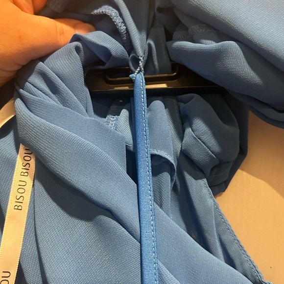 Bisou Bisou Vibrant Blue Layered Mini Dress - Picture 10 of 10